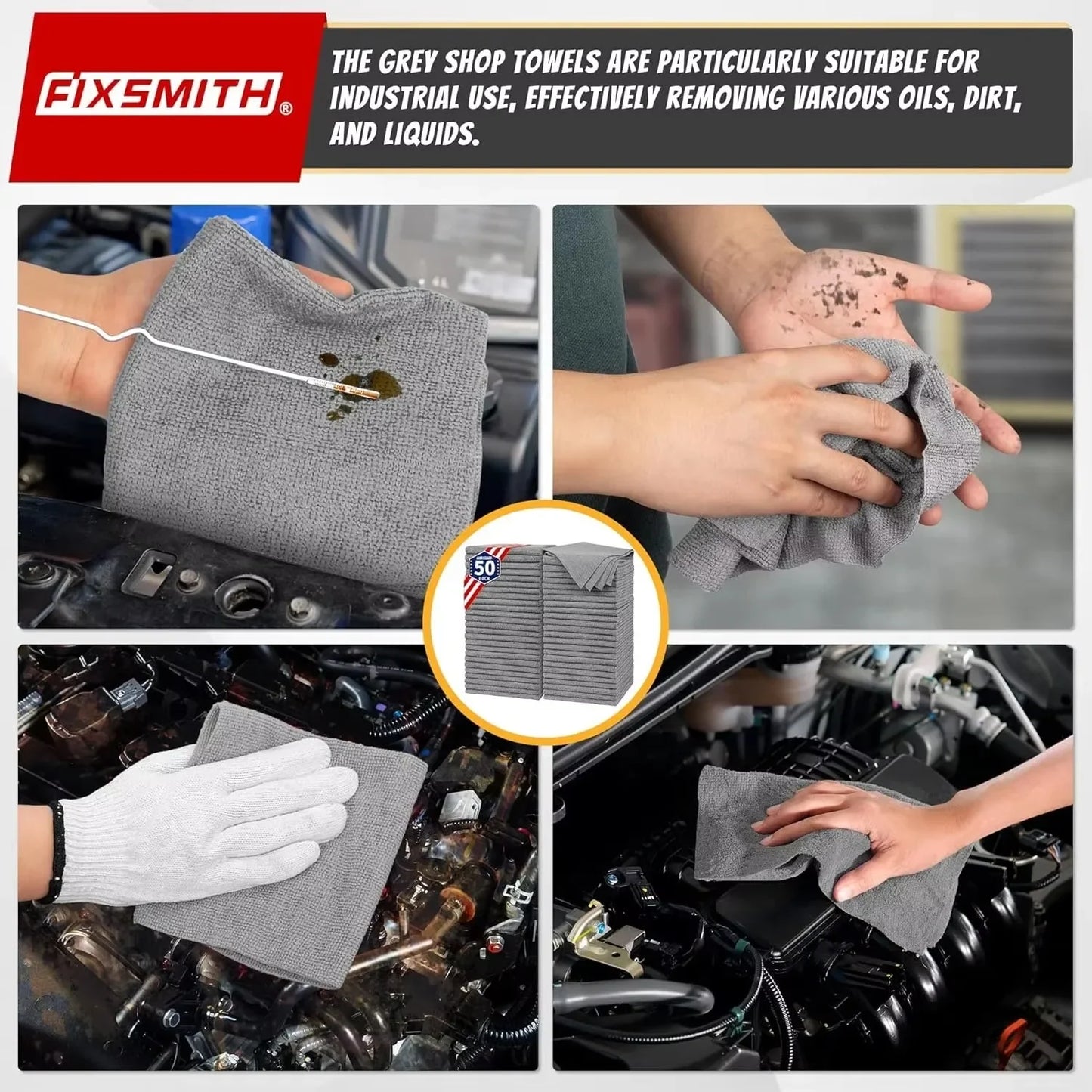 Reusable Thicken Microfiber Cleaning Cloths Lint Free Microfiber Cleaning Towel Cloths Cleaning Towels Absorbent for Car Window