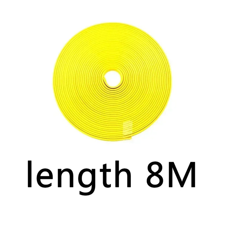 4M / 8M Car Rim Protect Strip Wheel Edge Protector bright Matte car Wheel Sticker General automotive wheel rim decorative strip