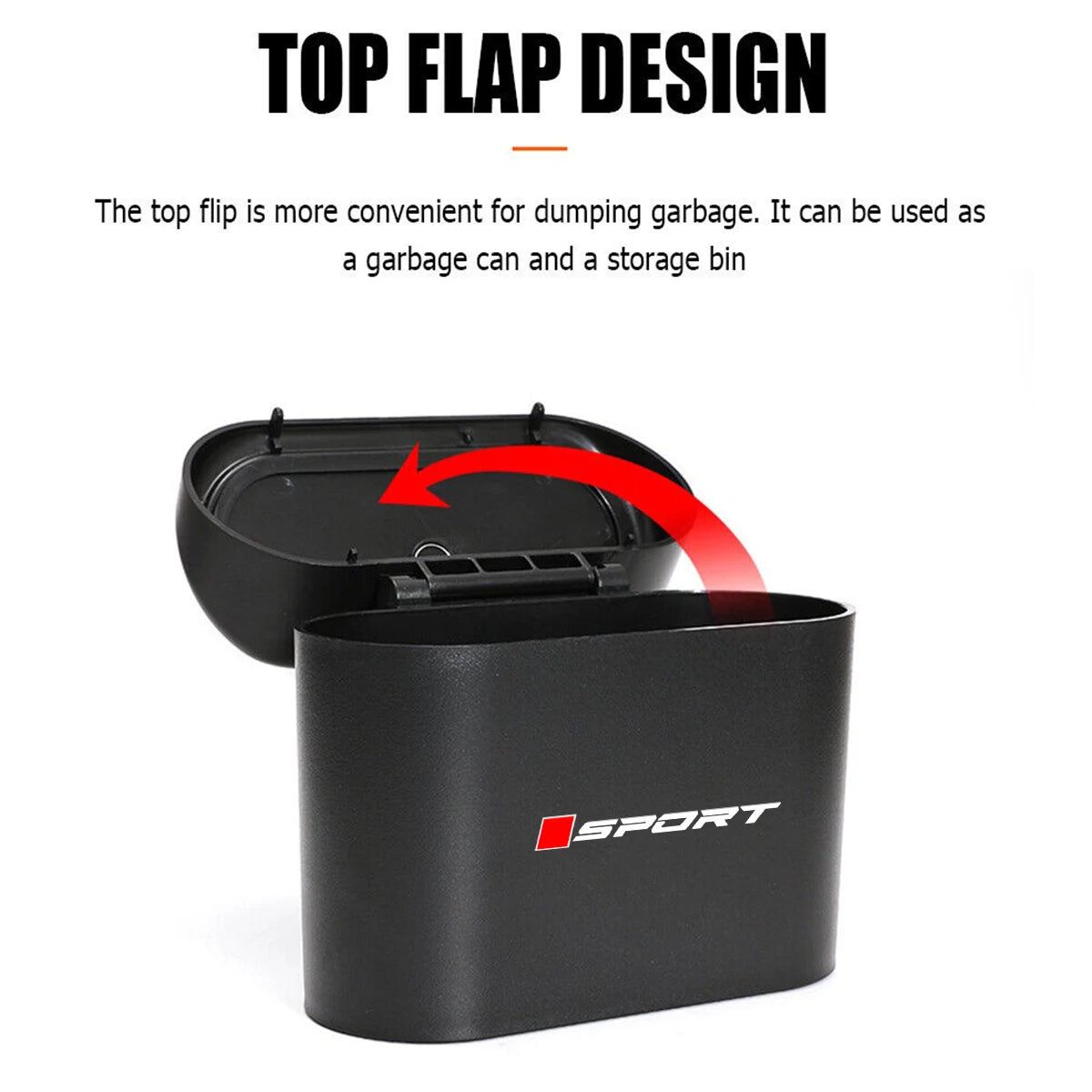 1 Piece ABS Mini Car Trash Can with Lid For Toyota Honda Mazda Mitsubishi For Jeep MG Vehicle Trash Bin Car Dustbin Garbage