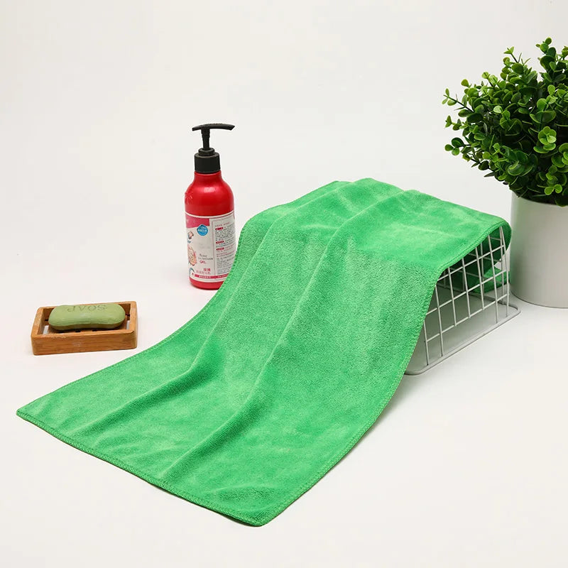 Microfiber Car Wash Cloth Thicken Automotive Cleaning Drying Towels Household Kitchen Absorbent Rags Car Clean Cloths Supplies