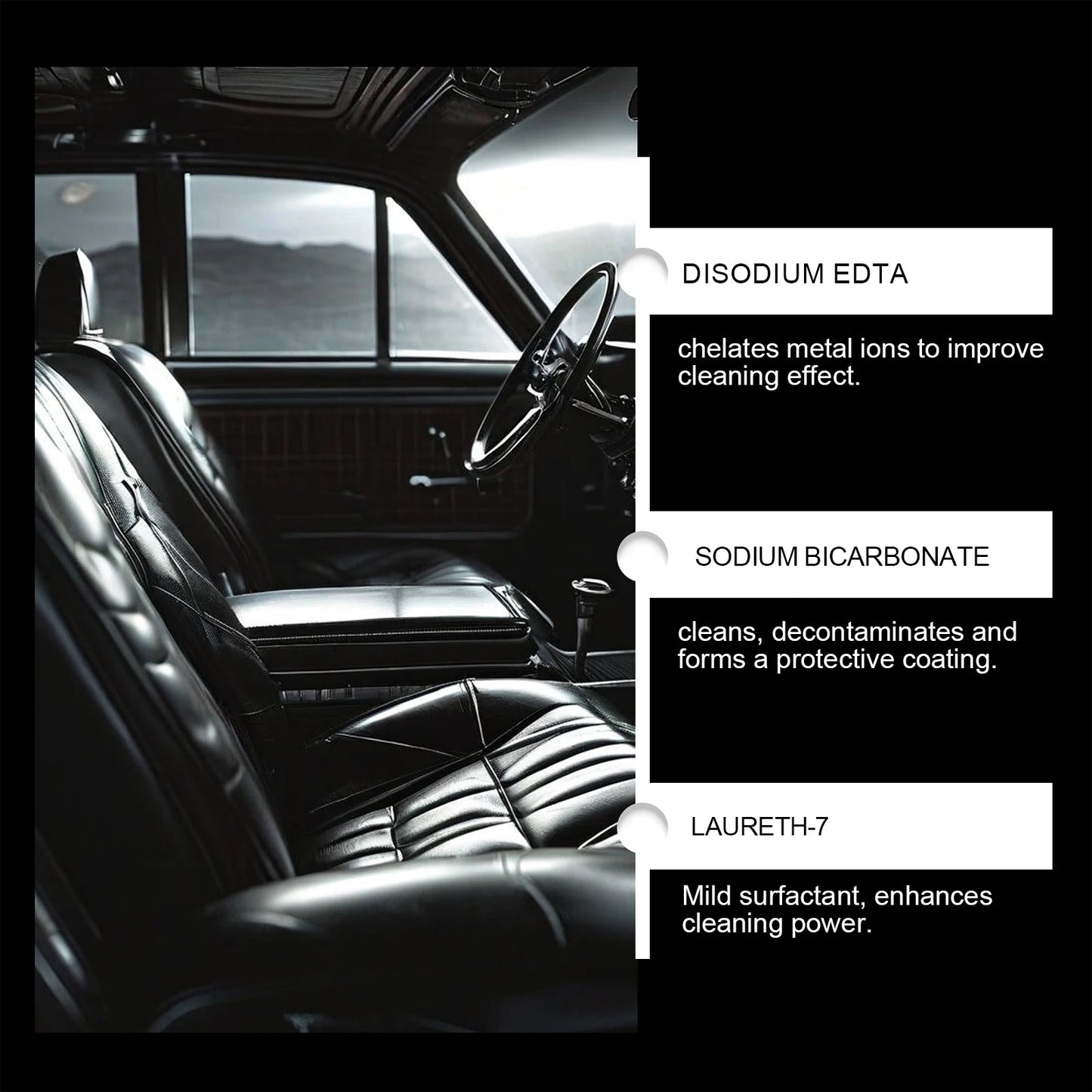 Car Leather Ceramic Coating Spray Auto Cleaning Products Seat Cleaner Remover Leather Renovation Decontamination Polishing Spray