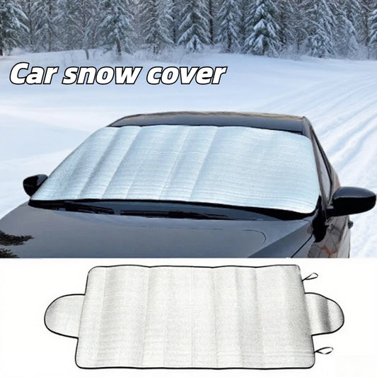 150cm x 70cm Universal Car Front Windshield Cover Auto Sunshade Snow Ice Protection Cover Winter Summer Windshield Shield