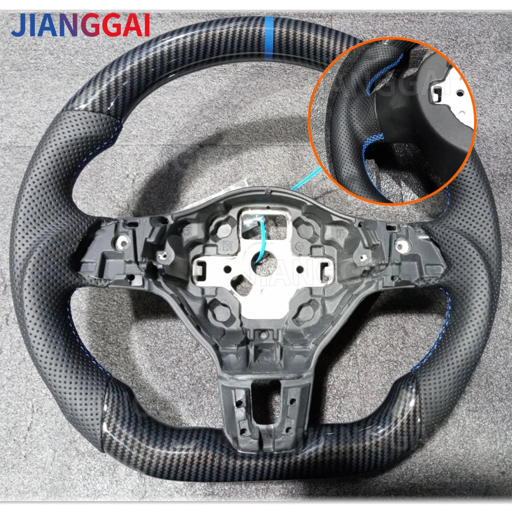 Hydro-Dip Carbon Fiber Steering Wheel For Volkswagen Golf 6 GTI MK6 GTD R 2009-2013 Polo GTI Tiguan Passat R-Line Steering Wheel