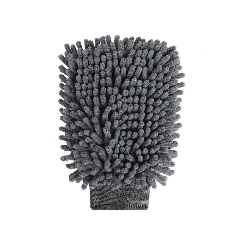 Microfiber Car Wash Cloth Gloves Automotive Double-sided Cleaning Drying Towels Thicken Chenille Vehicle Window Glass Supplies