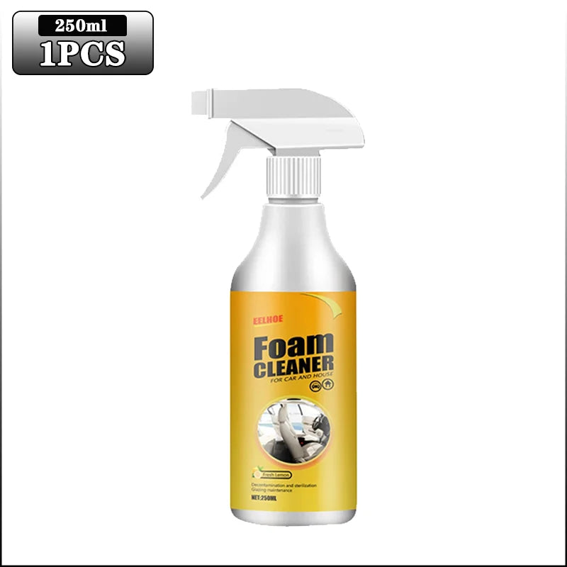 Multifunctional Foam Cleaner Car Interior Stain Removal and Cleaning Leather Seat Foam Cleaner Spray Foam Maintenance Wash Car