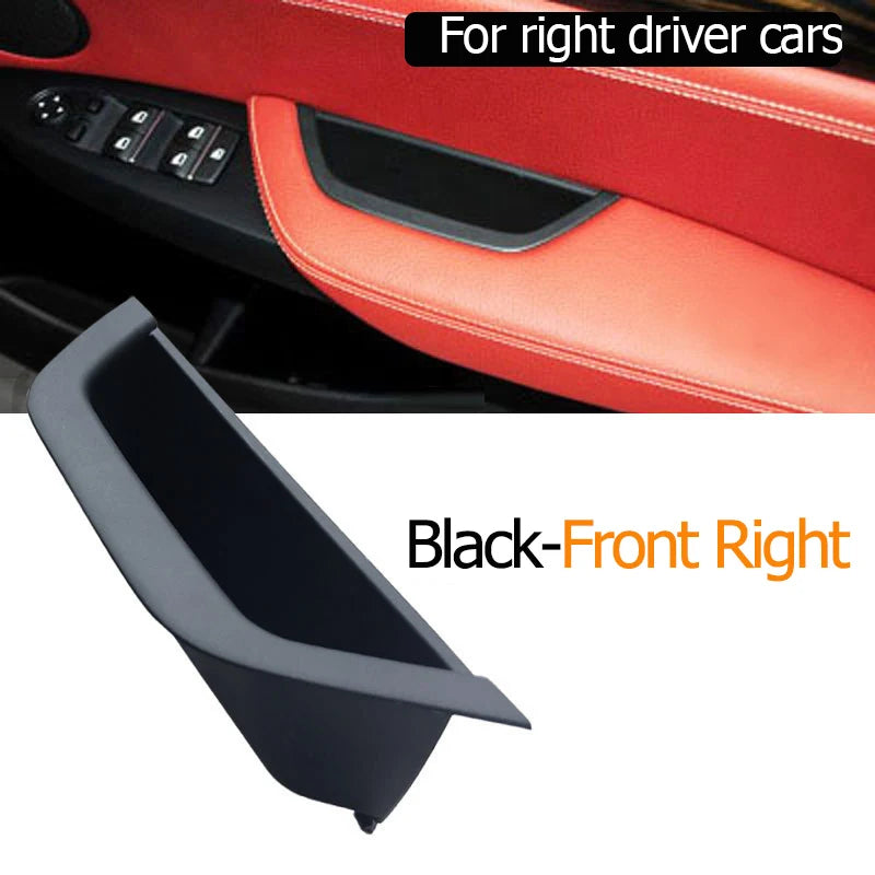 LHD RHD Interior Driver Door Pull Handle Armrest Panel Storage Box Cover For BMW X3 X4 F25 F26 2011 2012 2013 2014 2015 2016