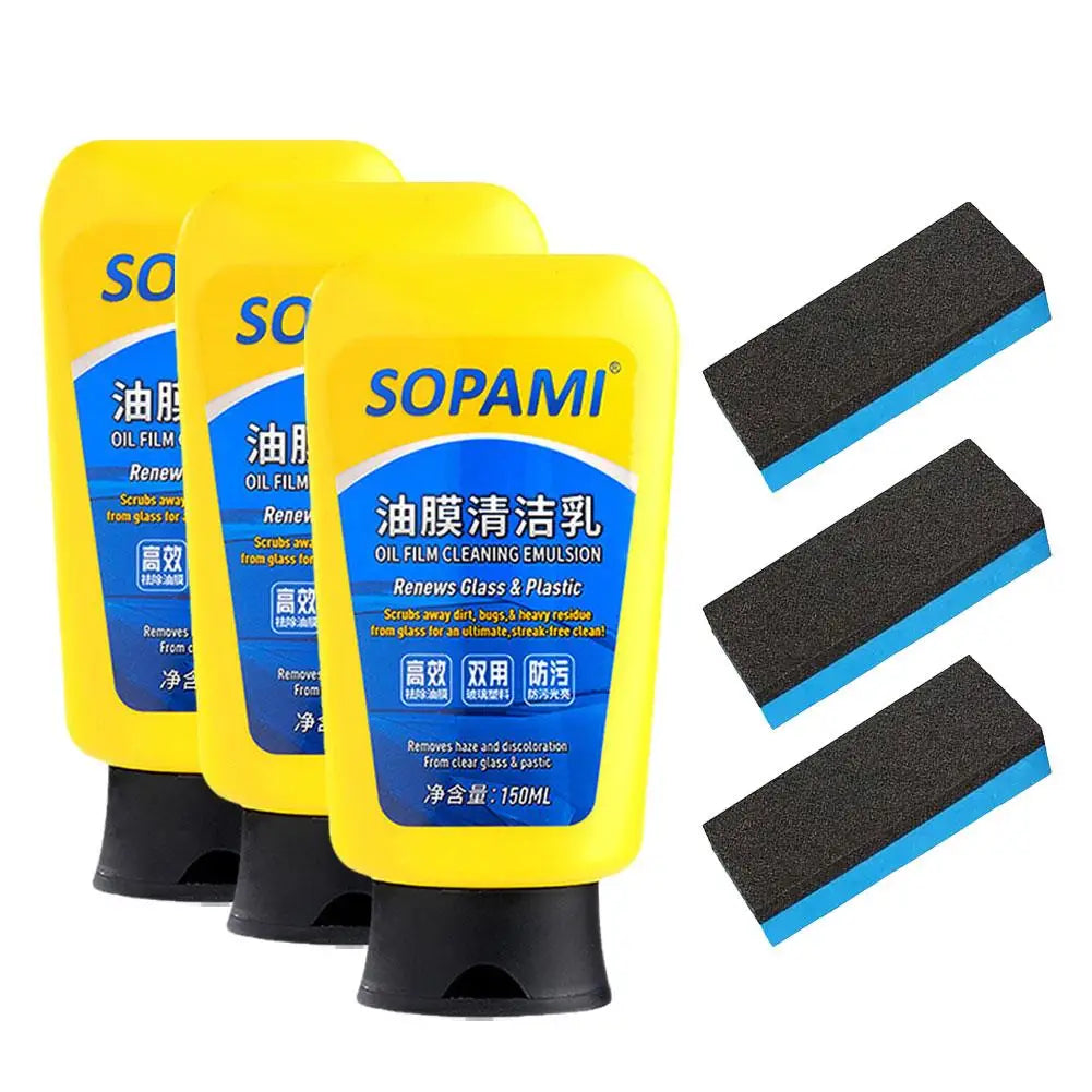 150ml Sopami Car Coating Spray, Sopami Oil Film Cleaning Emulsion Car Care Polish Renovator Product