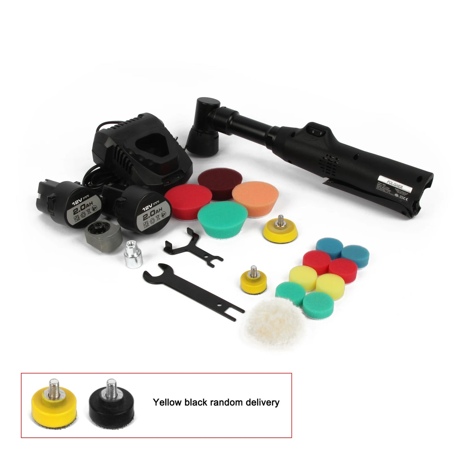 Portable Car Polishing Machine  Electric Auto Polisher Handheld Rechargeable Car Polishing and Waxing Machine Kit