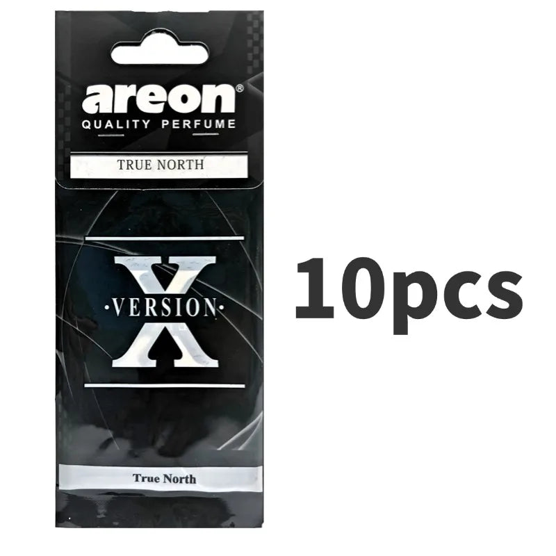 2-80PCS X Version Car Interior Hanging Air Freshener Natural Tea Perfume for Home Bathroom Decor