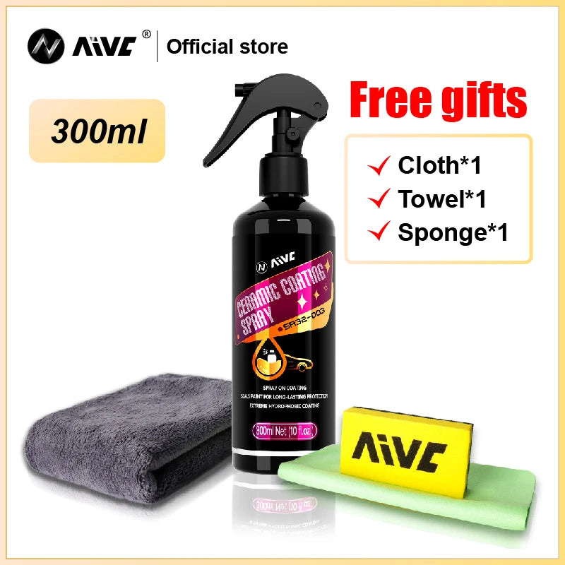 Car Nano Ceramic Coating Spray Wax Polishing Liquid High Protection Hydrophobic Crystal Coating Scratch Repair Car Detailing