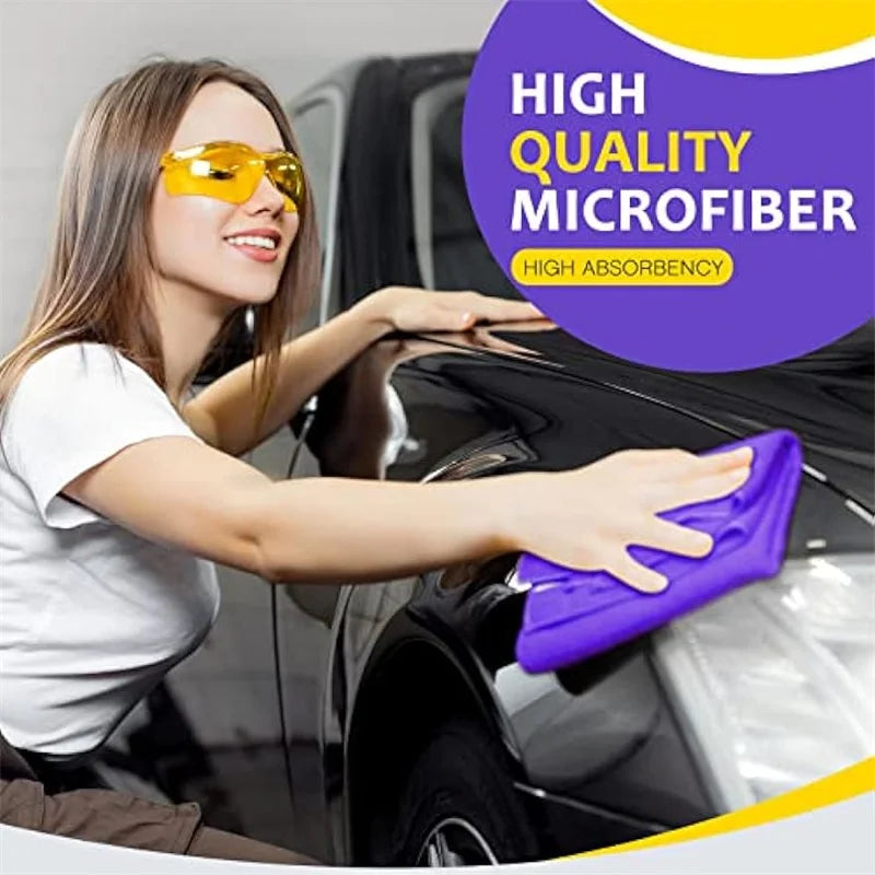 1/10Pcs 300GSM Ultra Absorbent Car Towels Drying Reusable Car Microfiber Cleaning Cloth Auto Home Washing Polishing Detailing