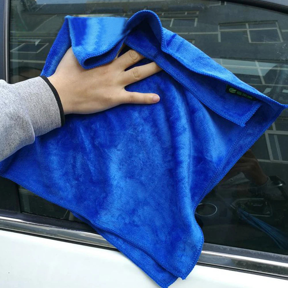 25-100PCS  Microfibre Cleaning Auto Soft Cloth Quick Dry Large Soft  25 x 25cm Car Wash Cloths Home Cleaning Micro Fiber Towels
