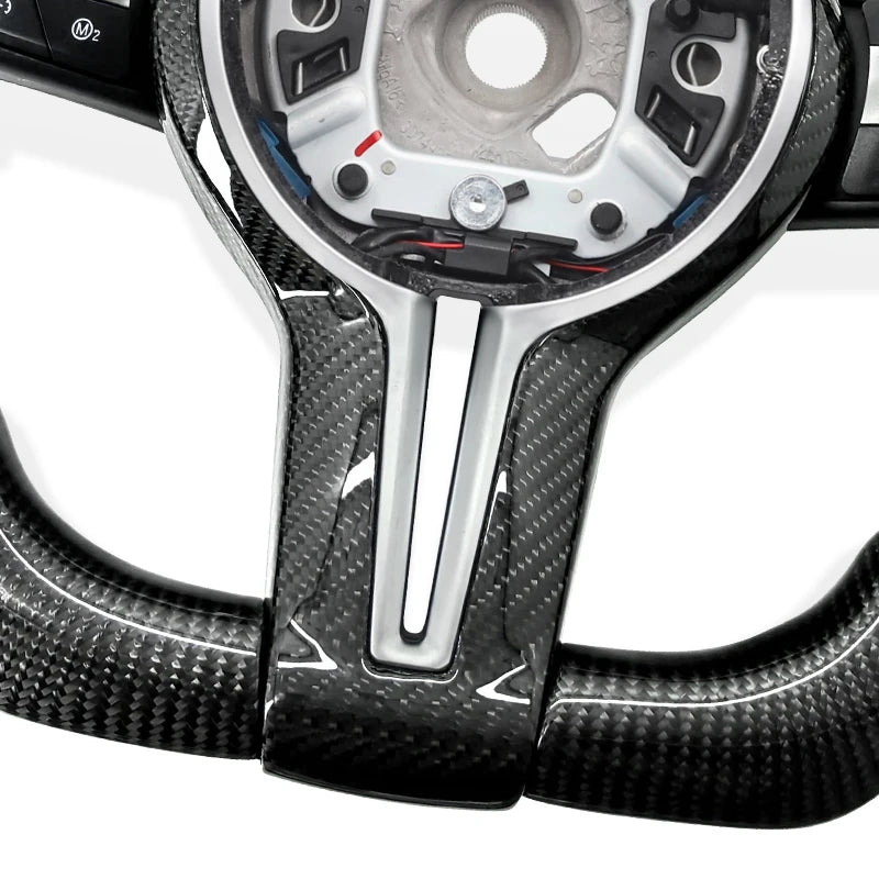 M performance Carbon Fiber LED Steering Wheel For BMW F30 F32 F36 F10 F20 F22 F06 F07 F15 F01 F80 F82 E46 E60 E90 M3 M4 M5 M6 M7