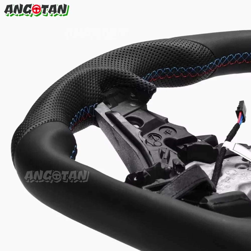 Leather Steering Wheel For BMW G30 G20 G31 G32 G11 G12 G14 G15 G16 G29 G01 G02 G05 G06 F90 F91 F92 Steerng Wheel Car Accessories