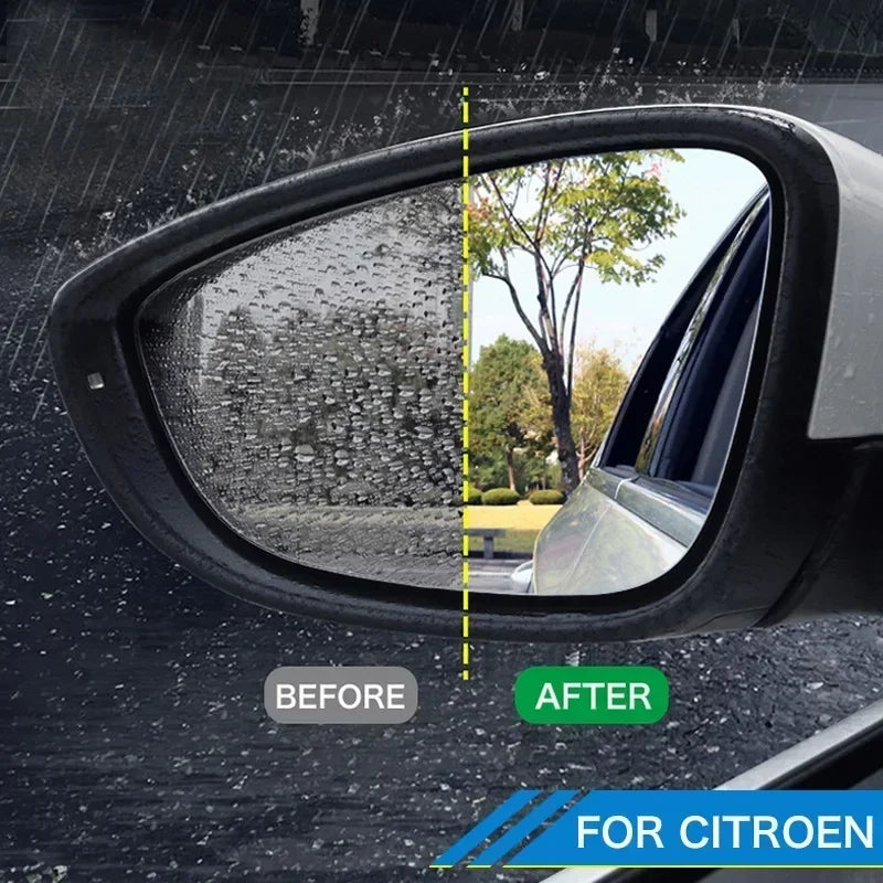 Car Hydrophobic Coating Anti-rain Water Repellent of Windshield Rearview Mirror Glass Spray Rainproof Agent Cleaning Tool