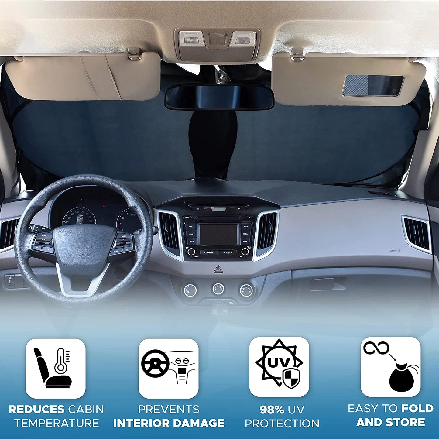 For Audi A6 A7 A8 Q3 A5 A7 A8 Car Windshield Sunshade Cover Front Window Sun Shade Visor Auto Interior UV Protection