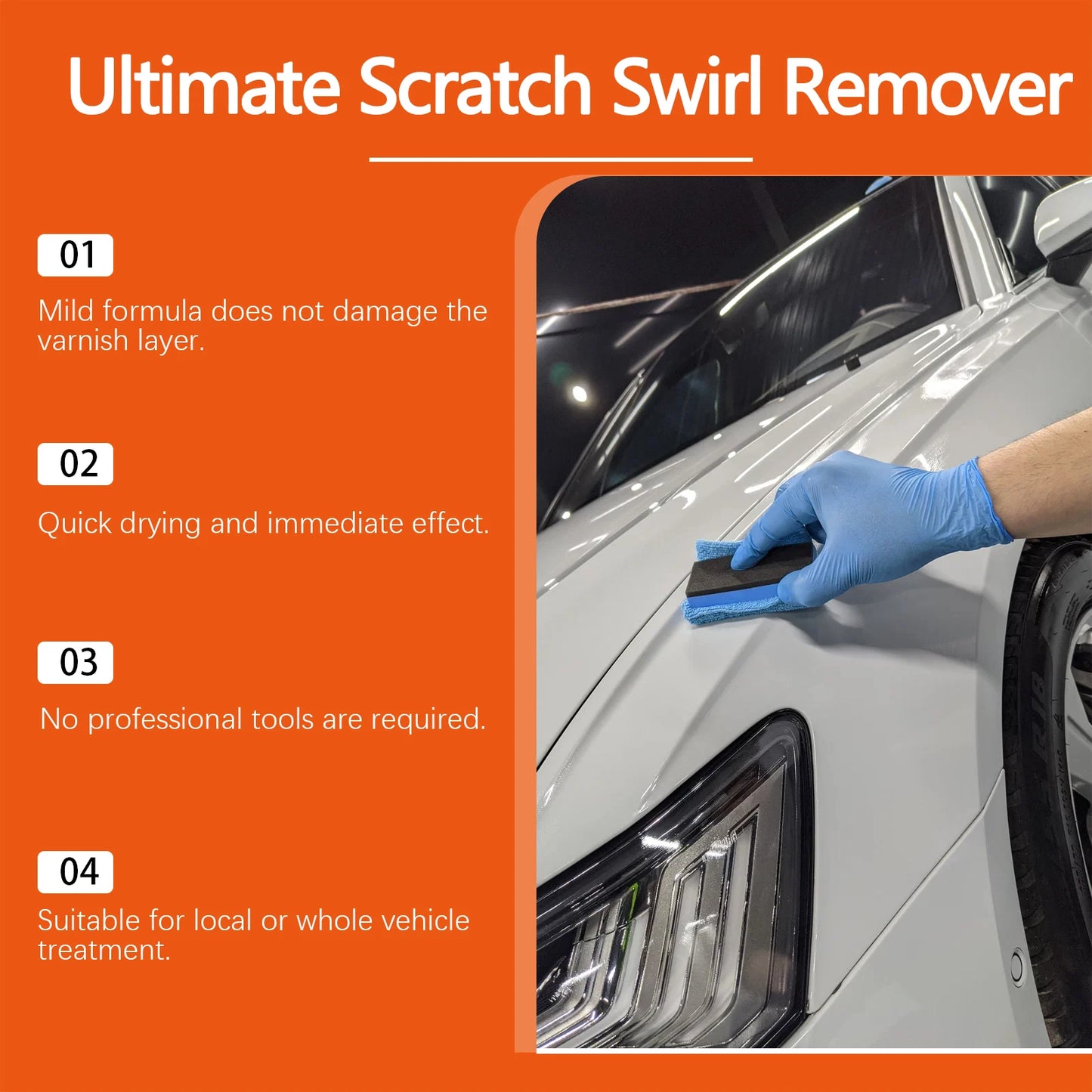 Car Scratch Remover Wax Auto Paint Scars Repair Body Polishing Grinding Compound Anti Swirl Paste Care Cleaner General Motors