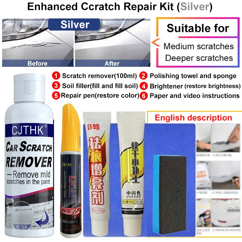 Car Scratch Remover Paint Care Tools Auto Swirl Remover Scratches Repair Polishing Auto Body Grinding Compound Anti Scratch Wax