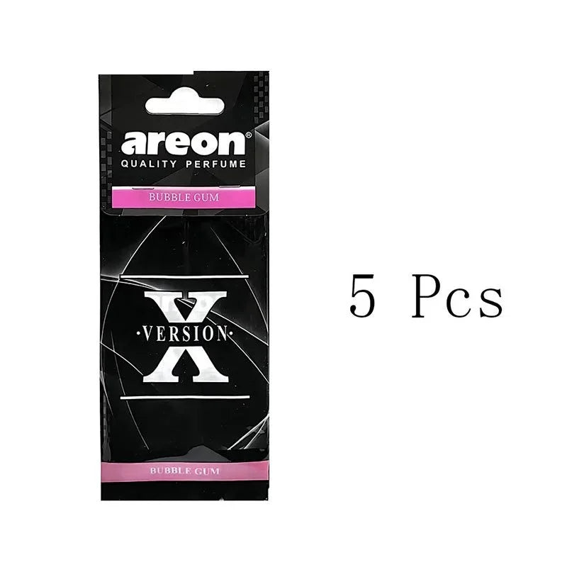 2-80PCS X Version Car Interior Hanging Air Freshener Natural Tea Perfume for Home Bathroom Decor