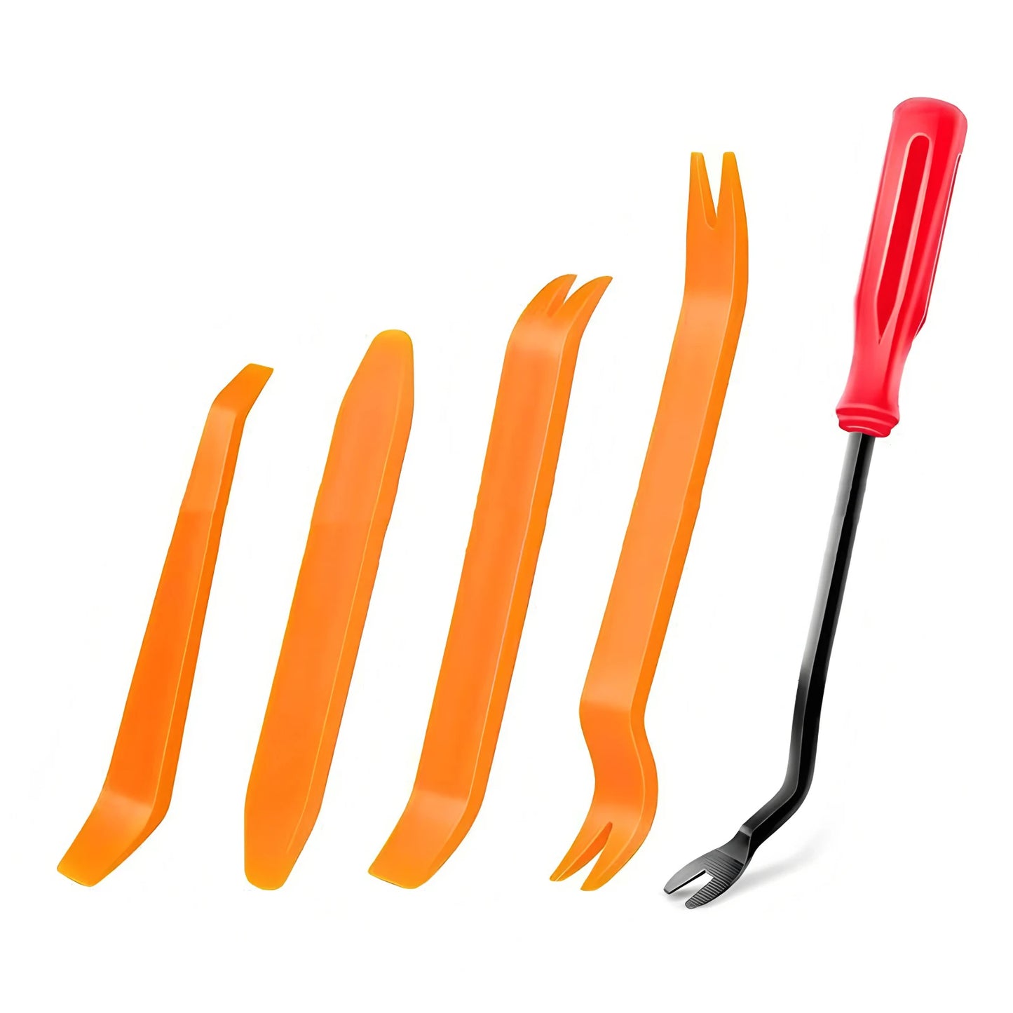 Car Trim Removal Kits Auto Panel Disassembly Tools Vehicle Door Clip Crowbar Car Plastic Radio Rivet Removal Repairing Pry Sets