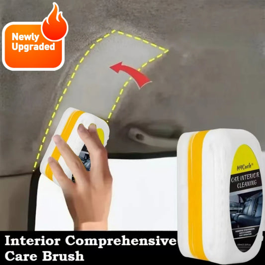 Car Interior Cleaner Brush Seats Ceiling Headliner Cleaner Leather Fabric Waterfree Multipurpose Auto Dash Plastic Cleaning Tool