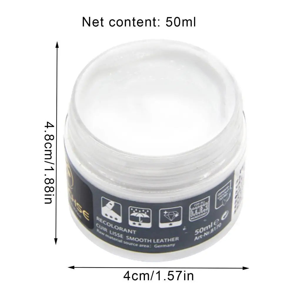 Leather Restoration Cream 50ml Restoring Leather Balm Natural Resin Restore Tool Leather Repair Cream Car Seats Sofa Restorer