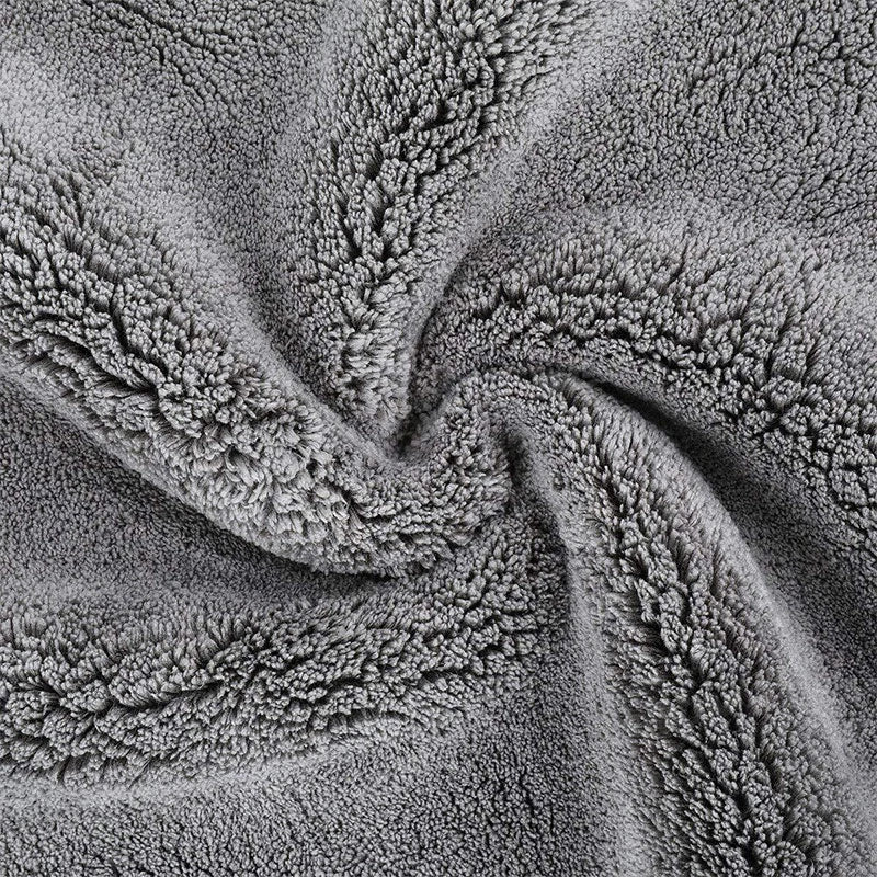 SEAMETAL 1200GSM Coral Fleece Deluxe Car Wash Microfiber Towel Plush Cleaning Drying Cloth Car Wash Towels 40x40/40x60/60x90cm