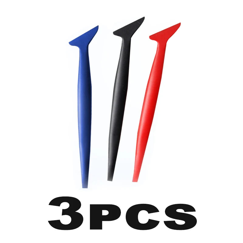 Car Micro Squeegee Curves Slot Tint Tool Set Car Stickers Wrap Vinyl Tools Auto Wrapping Film Installing Scraper Gasket Squeegee