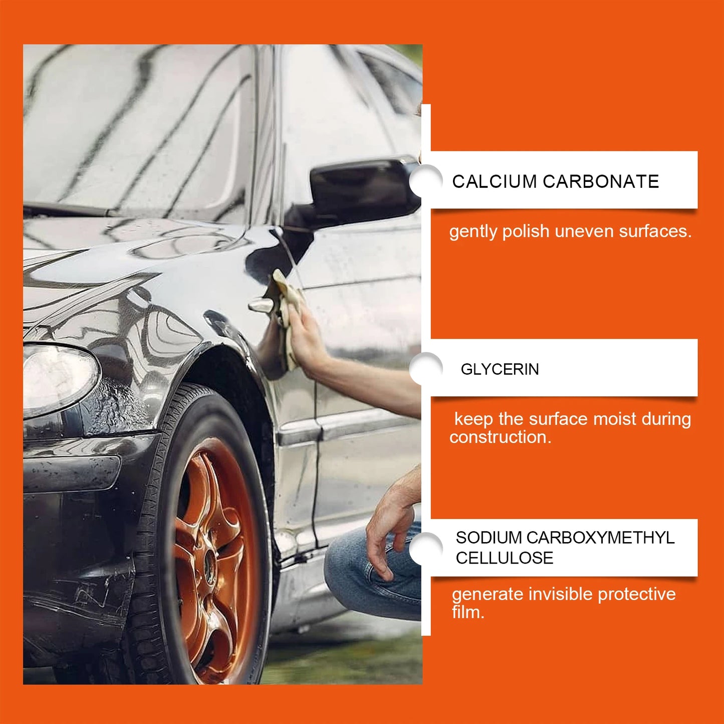 Car Scratch Remover Wax Auto Paint Scars Repair Body Polishing Grinding Compound Anti Swirl Paste Care Cleaner General Motors