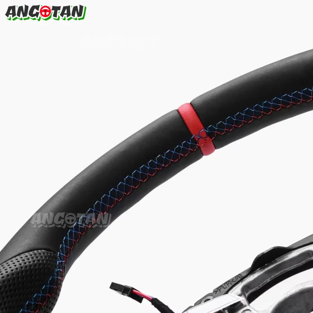 Leather Steering Wheel For BMW G30 G20 G31 G32 G11 G12 G14 G15 G16 G29 G01 G02 G05 G06 F90 F91 F92 Steerng Wheel Car Accessories
