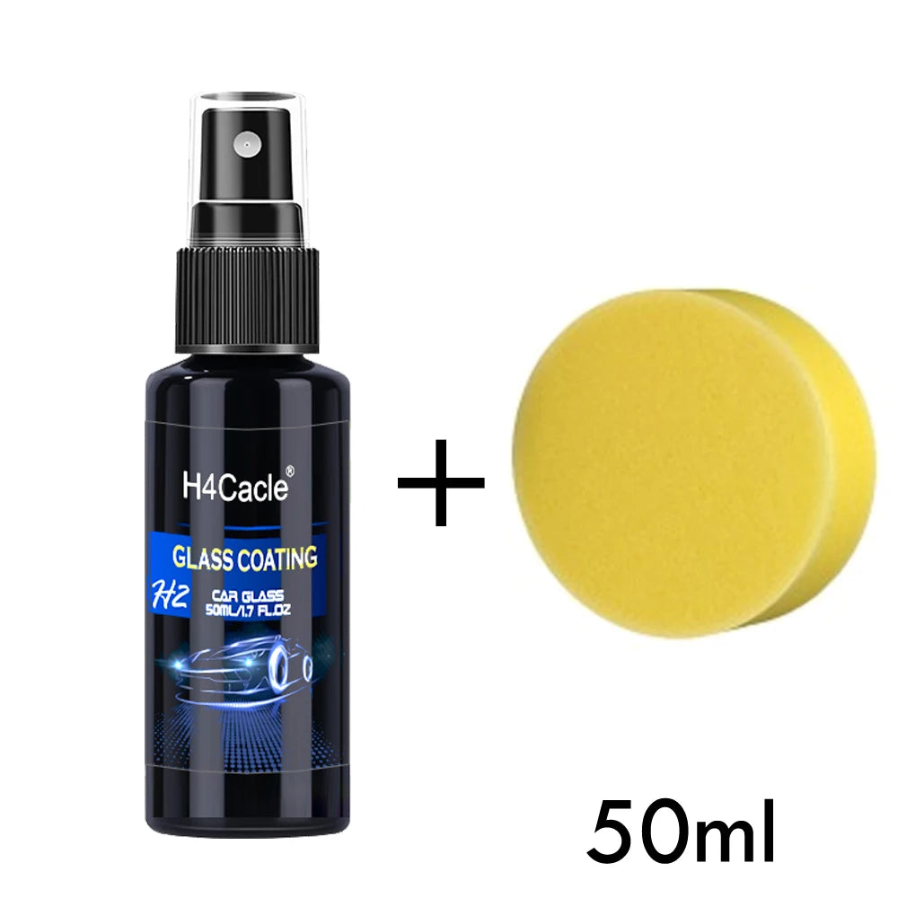 H4Cacle Water Repellent Spray Anti Rain Coating for Car Glass Hydrophobic Anti-rain Liquid Prevention of SewageRadiation Hazards