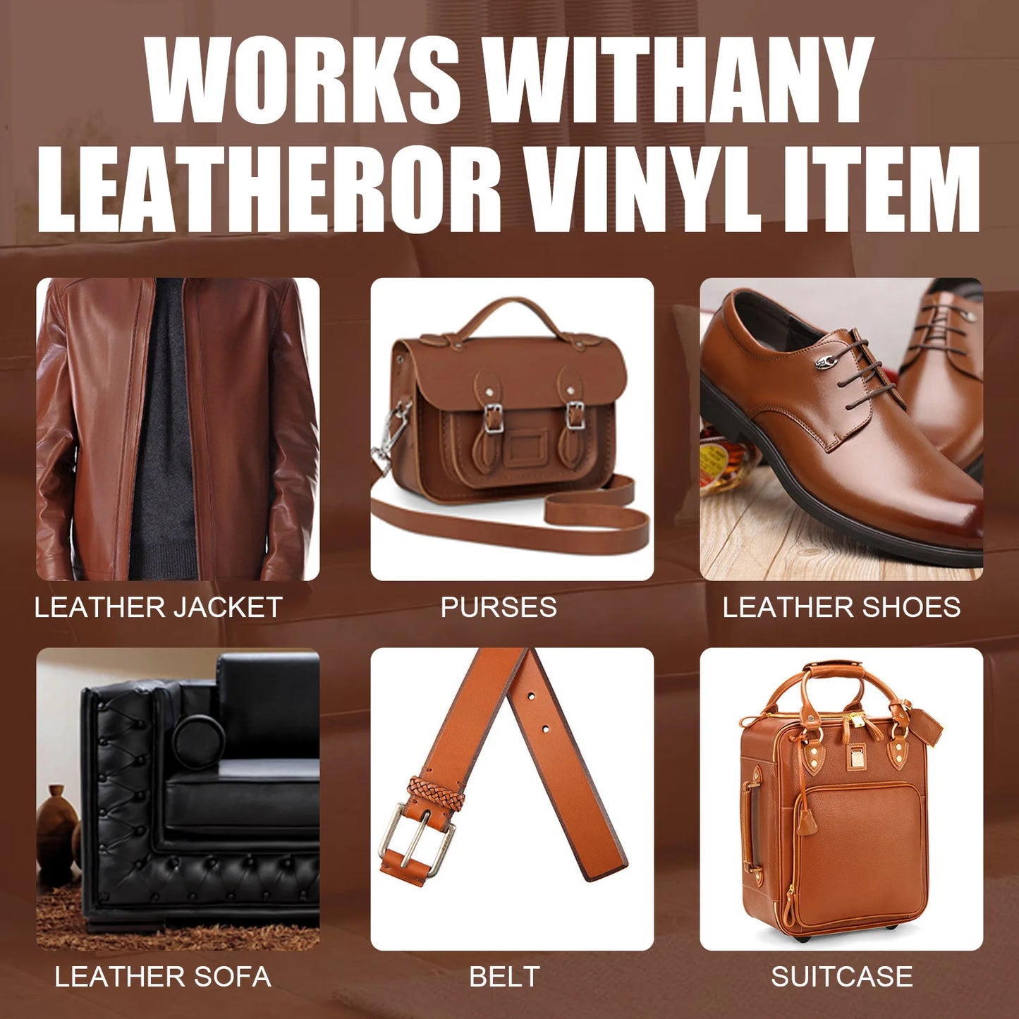 Leather Car Seat Repair Car Scratches for Furniture Sofa and Purse Leather Finish Leather Repair Gel for Car Maintenance Paste