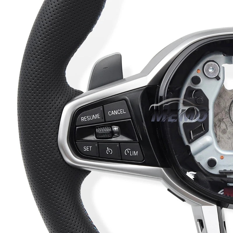 Car Nappa Leather CS Steering Wheel for BMW G01 G02 G05 G20 G21 G26 G30 G31 G32 G82 G42 G80 G87 X1 X3 X4 M2 M3 Car Accessories
