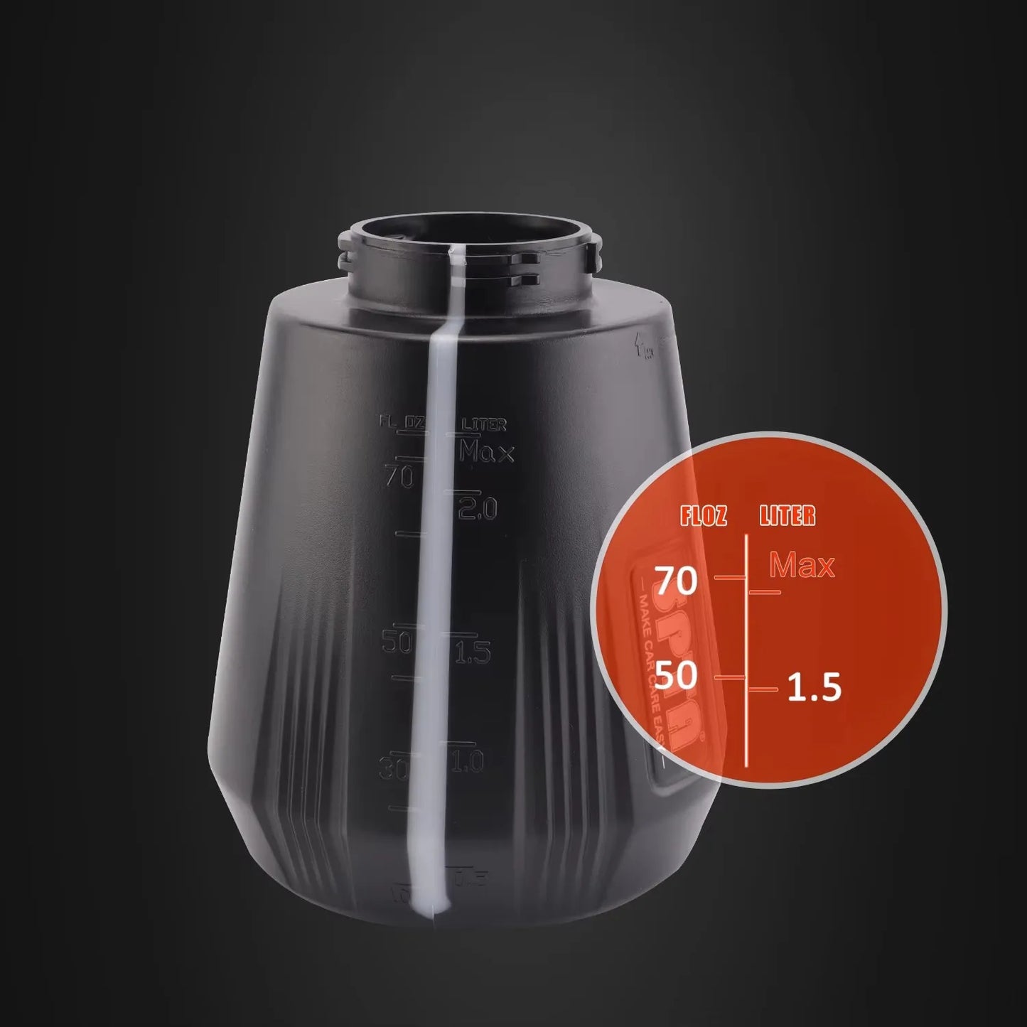 SPTA  2.25L/76 oz Electric Pressurized Soap Sprayer,Pressure Foam Sprayer, Car Foam Sprayer, Cordless Pump Sprayer