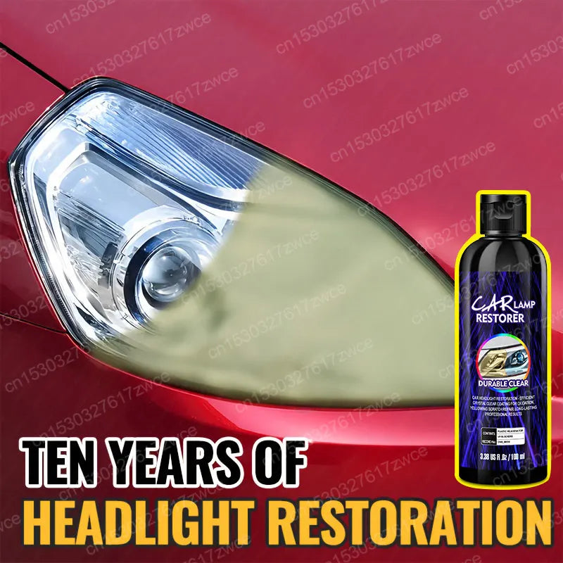 Car Headlight Polishing Agent Scratch Remover Repair Fluid Headlight Renewal Polish And Maintenance Liquid Kit Auto Accessories