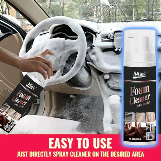 Multifunctional Foam Cleaner Car Interior Stain Removal and Cleaning Leather Seat Home Foam Cleaner Spray Maintenance Wash