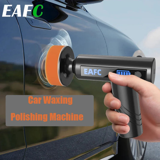 Car Waxing Polishing Sanding Machine Wireless Car Paint Scratch Repair Windscreen Glass Oil Film Remove Machine leather care