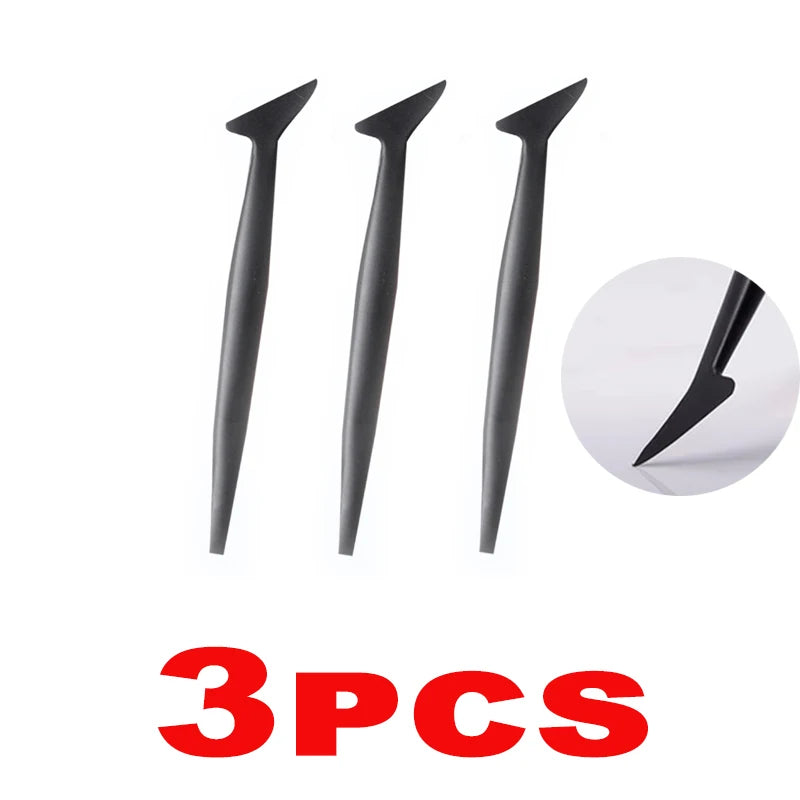 Car Micro Squeegee Curves Slot Tint Tool Set Car Stickers Wrap Vinyl Tools Auto Wrapping Film Installing Scraper Gasket Squeegee