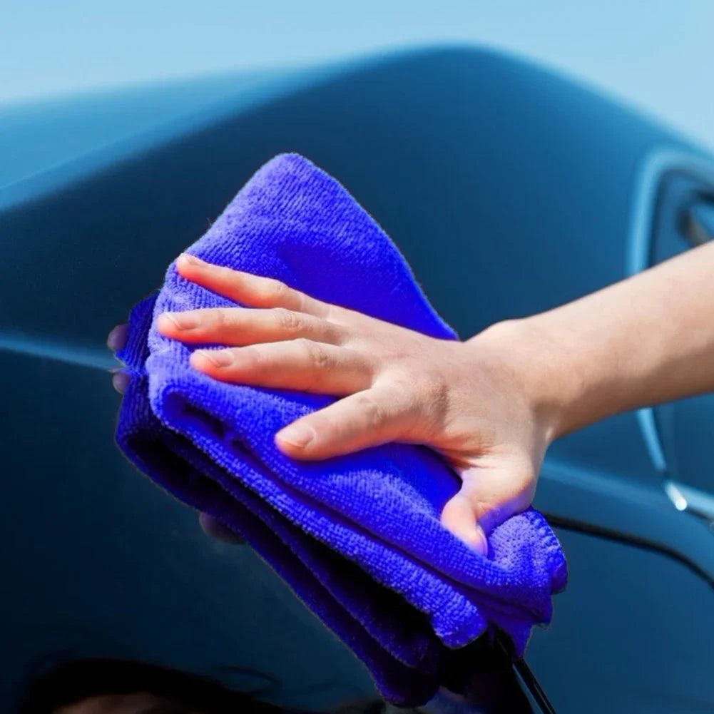 25-100PCS  Microfibre Cleaning Auto Soft Cloth Quick Dry Large Soft 30X30CM Car Wash Cloths Home Cleaning Micro Fiber Towels