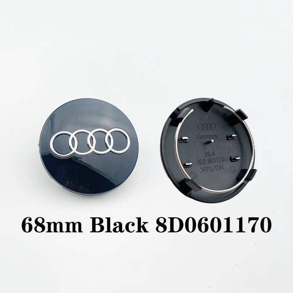4pcs 60mm 61mm 69mm 68mm Car Styling Wheel Center Cap Hub Replaced Covers For Audi A3 A4 A5 A6 A7 A8 S4 S6 4B0601170 8D0601170