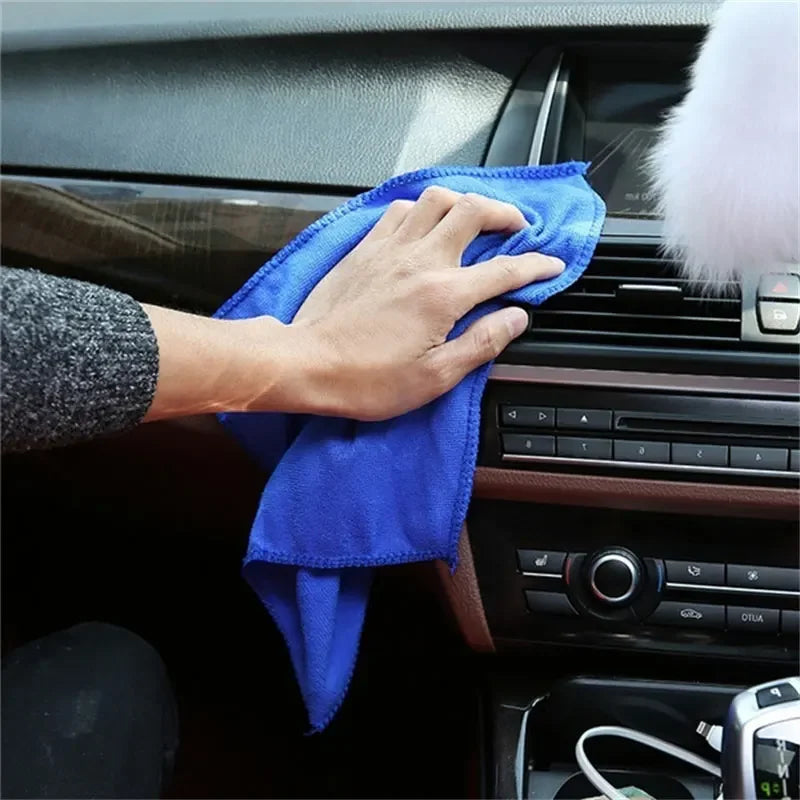Microfiber Cleaning Cloths Lint Free Microfiber Cleaning Towel Cloths Reusable Cleaning Towels w/ Super Absorbent for Car Window