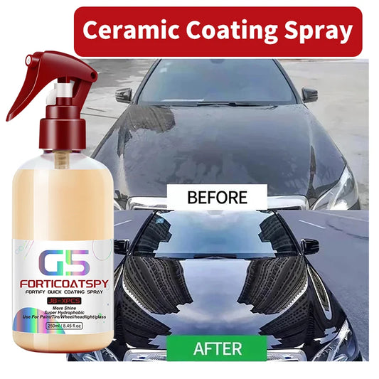 Car Ceramic Nano Coating High Protection Shine Ceramic  Crystal Hydrophobic Hand Spray Nano Polishing Paint Wax G5
