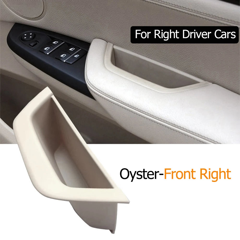 LHD RHD Interior Driver Door Pull Handle Armrest Panel Storage Box Cover For BMW X3 X4 F25 F26 2011 2012 2013 2014 2015 2016