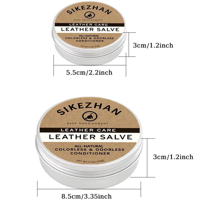 Pure Natural Leather Care Cream for Car Seats Multifunctional Colorless Odorless Leather Maintenance Car Wash Accessories