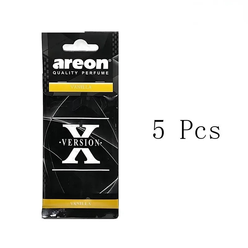 2-80PCS X Version Car Interior Hanging Air Freshener Natural Tea Perfume for Home Bathroom Decor