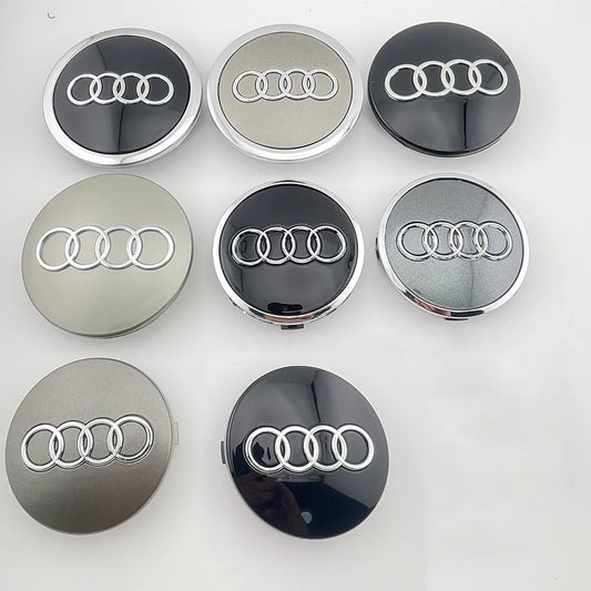 4pcs 60mm 61mm 69mm 68mm Car Styling Wheel Center Cap Hub Replaced Covers For Audi A3 A4 A5 A6 A7 A8 S4 S6 4B0601170 8D0601170