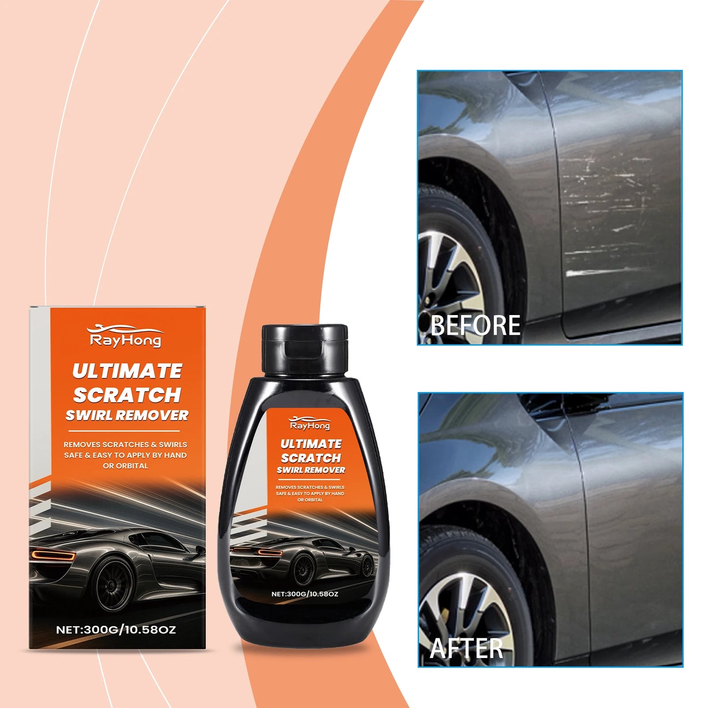 Car Scratch Remover Wax Auto Paint Scars Repair Body Polishing Grinding Compound Anti Swirl Paste Care Cleaner General Motors