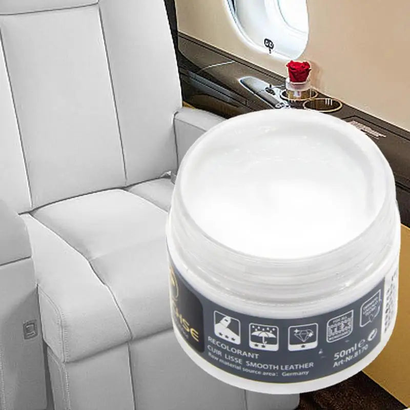 Leather Restoration Cream 50ml Restoring Leather Balm Natural Resin Restore Tool Leather Repair Cream Car Seats Sofa Restorer