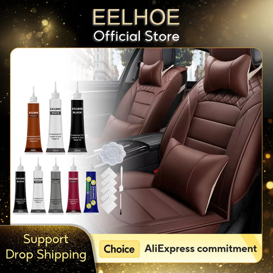 Leather Car Seat Repair Car Scratches for Furniture Sofa and Purse Leather Finish Leather Repair Gel for Car Maintenance Paste