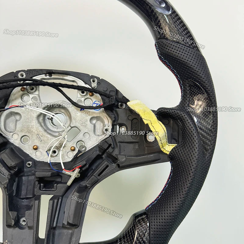 LED Car Carbon Fiber Car Steering Wheel For BMW G30 G20 G01 G02 G05 G06 G07 M4 M5 F90 M8 X3M X4M X5M X6M F40 F44 G11 G12 G29 G31